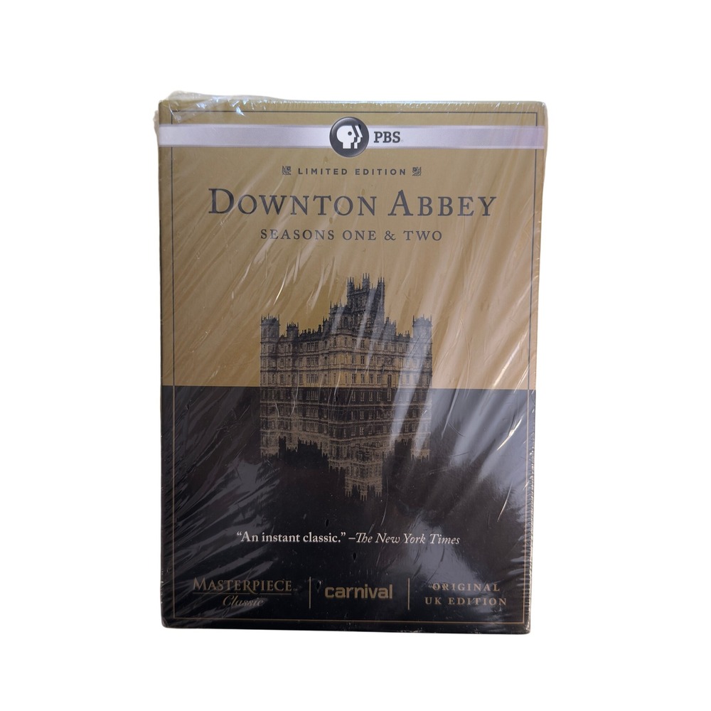 Downton Abbey Seasons 1 & 2 Limited Edition DVD Set Masterpiece PBS UK Edition